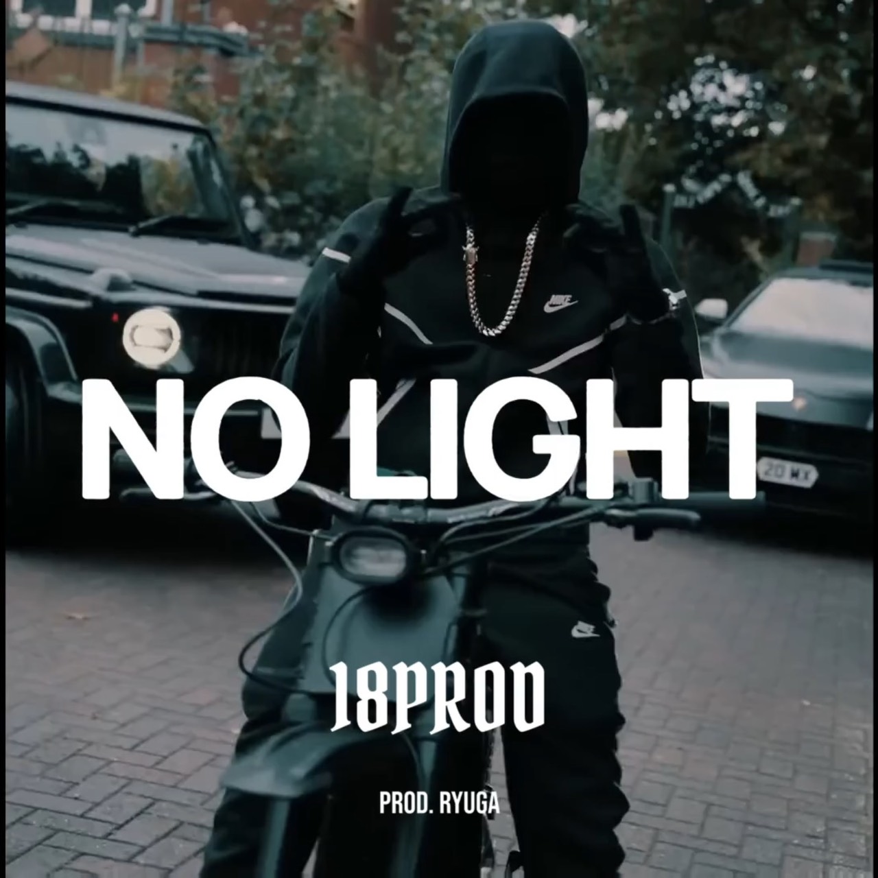 Dark UK Drill Type Beat "NO LIGHT" | Evil Drill Instrumental | Prod. RYUGA! のジャケット